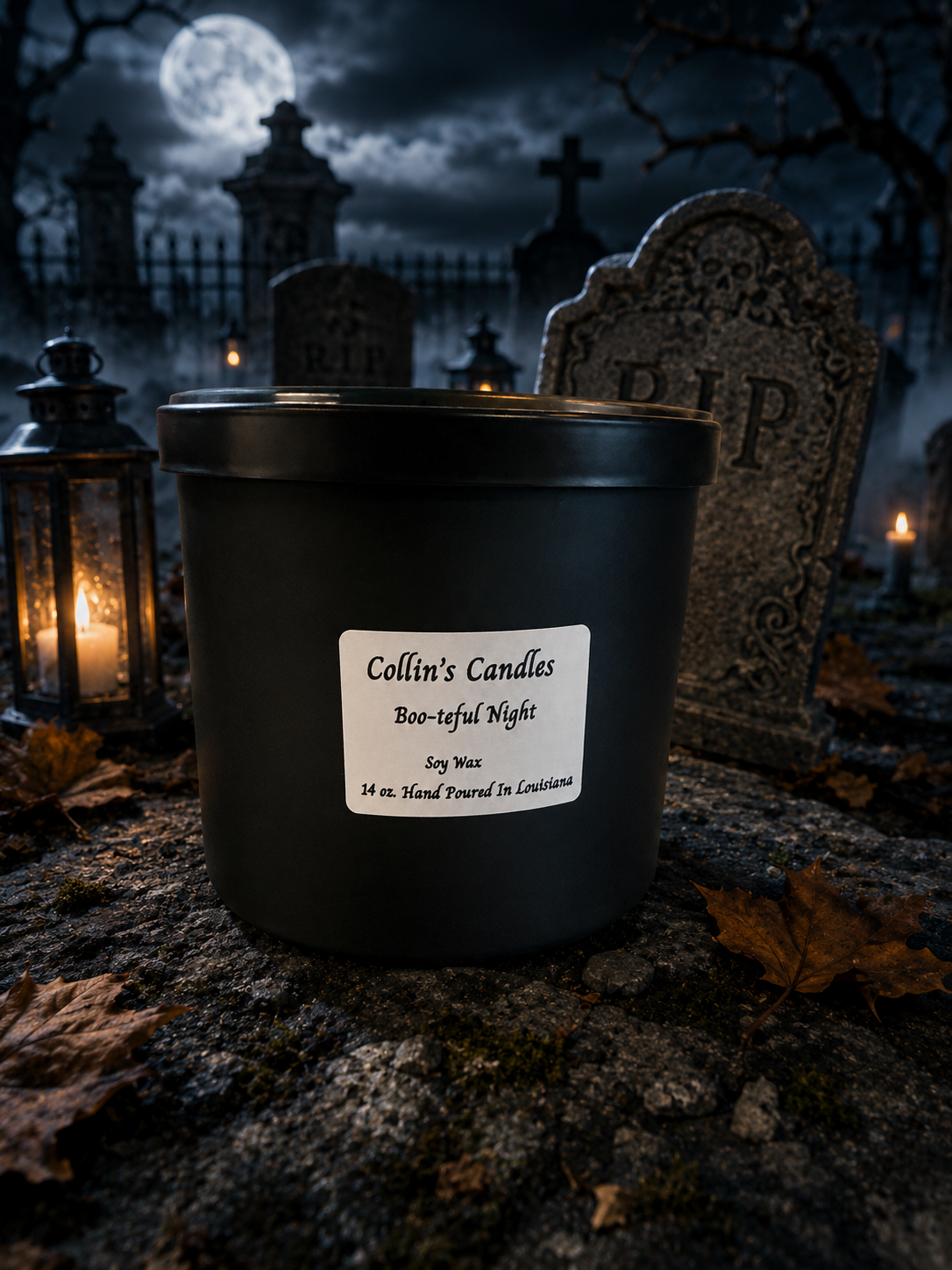 🎃 14 oz. Salted Caramel-Oud Halloween Candle 🕷️