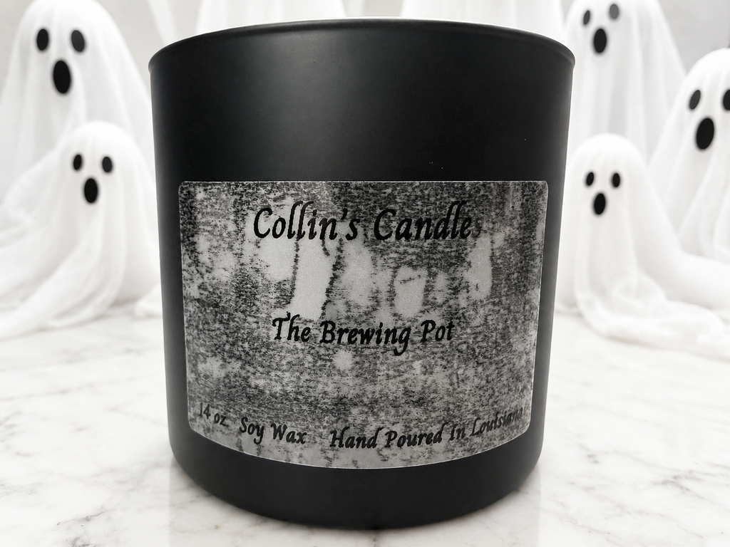 🕯️ The Brewing Pot — 14 oz. Hand-Poured Soy Wax Candle