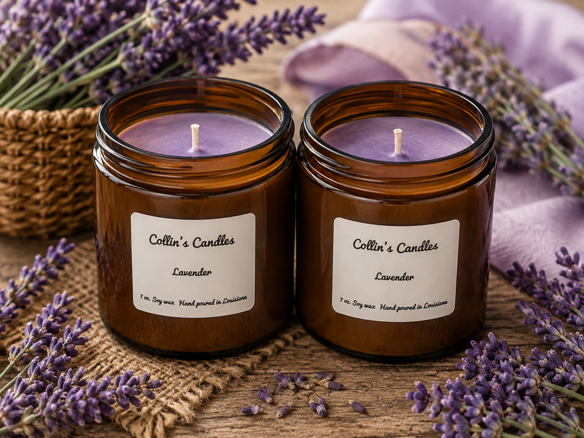 Lavender candles