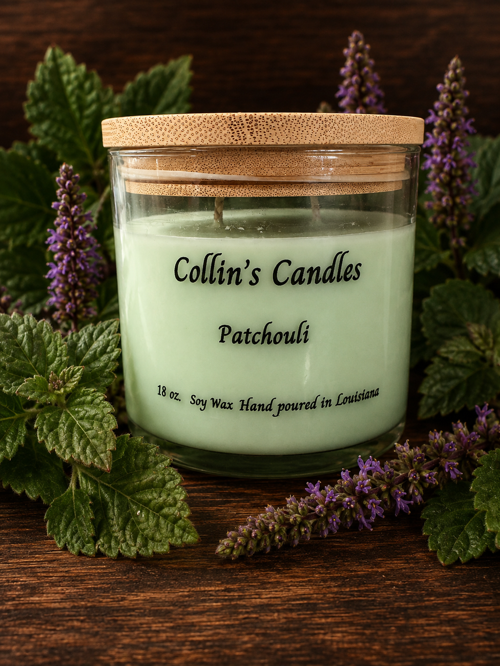 Patchouli – 18 oz. Hand-Poured Soy Wax Candle
