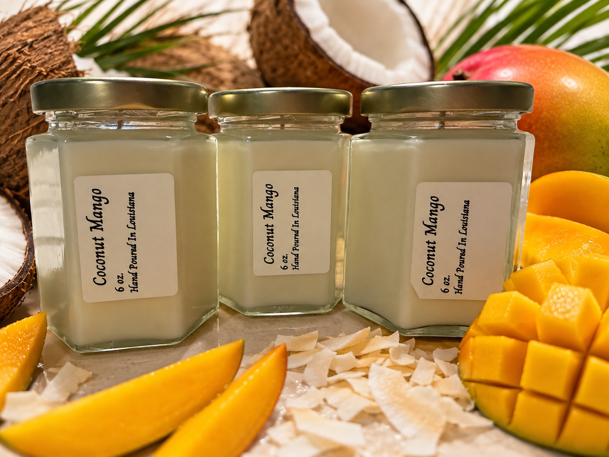 6 oz. Hand-Poured Soy Wax Candle