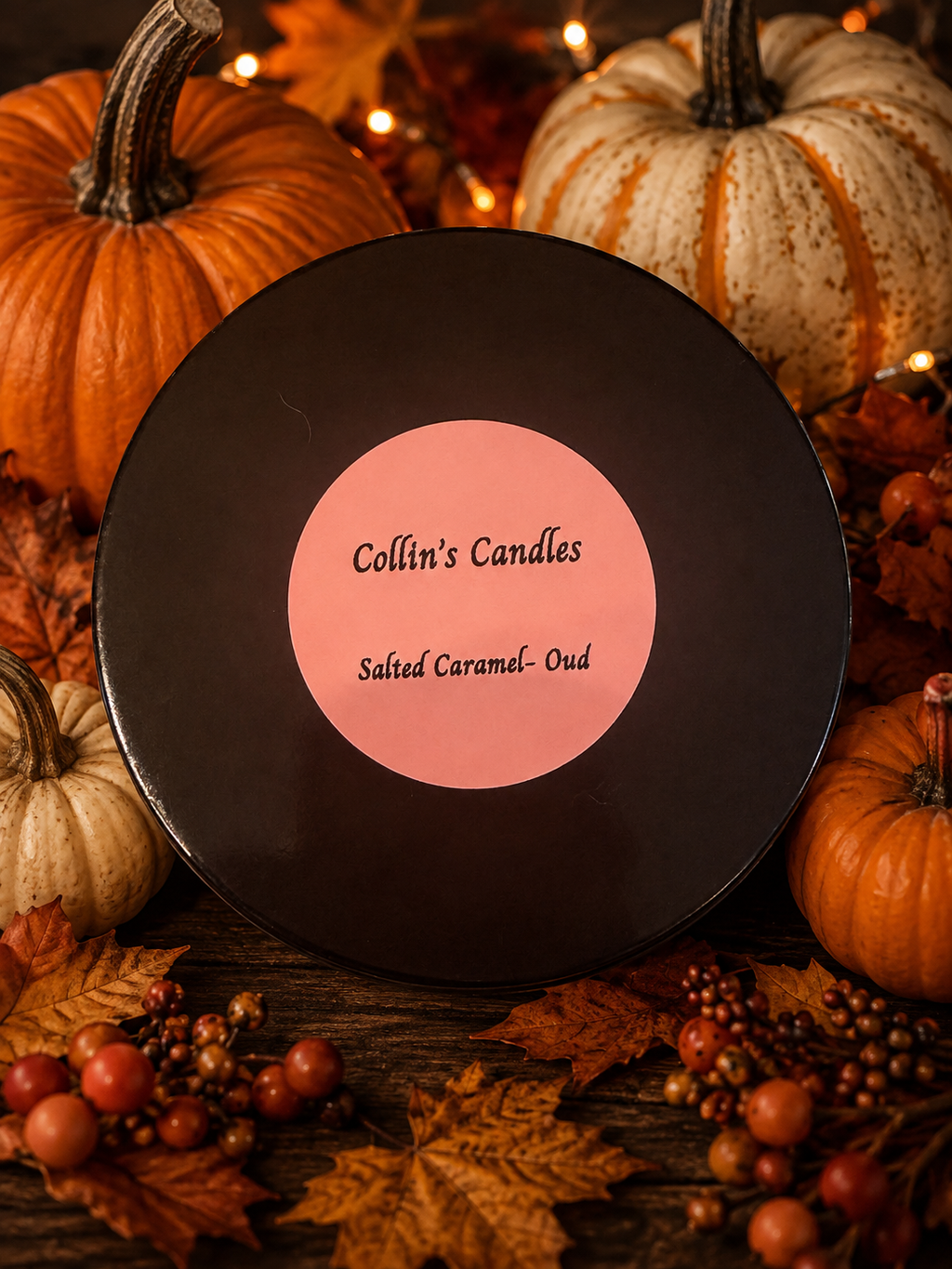 🎃 14 oz. Salted Caramel-Oud Halloween Candle 🕷️