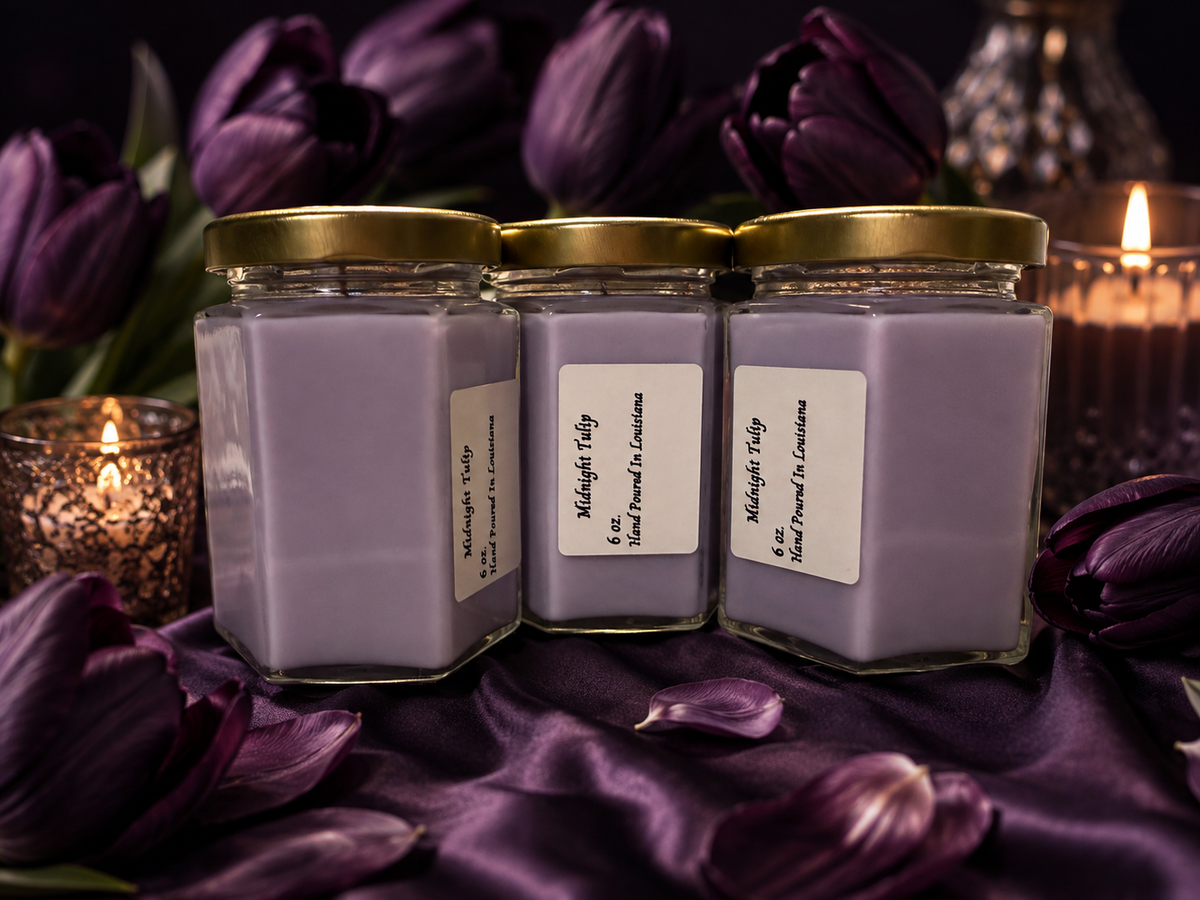 6 oz. Hand-Poured Soy Wax Candle