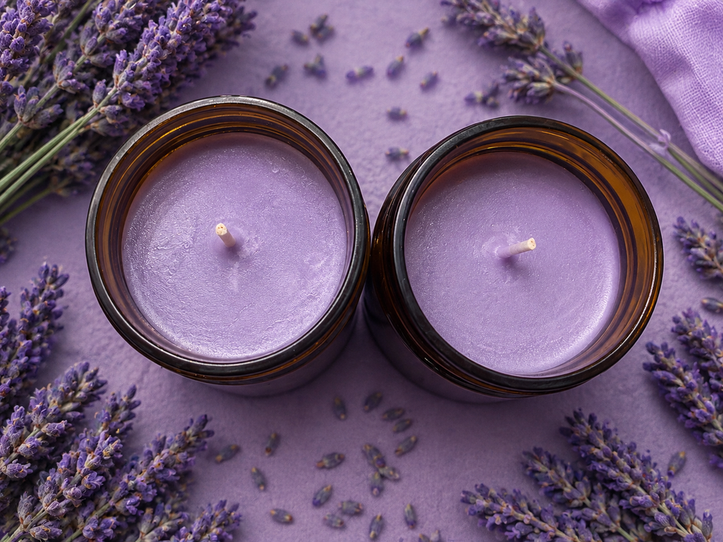 Lavender candles