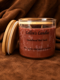 Sandalwood & Suede – 18 oz. Hand-Poured Soy Wax Candle