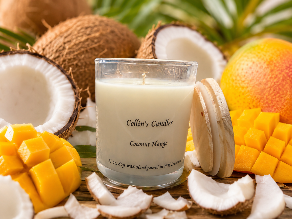 11 oz. Hand poured soy wax candles. Multiple scents.