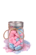 Heart shaped cotton candy wax melts