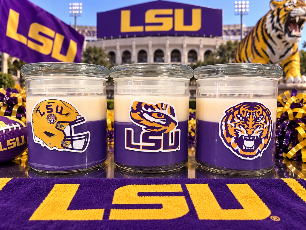 LSU Candle