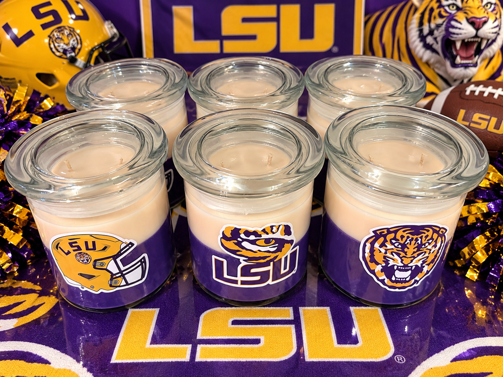 LSU Candle