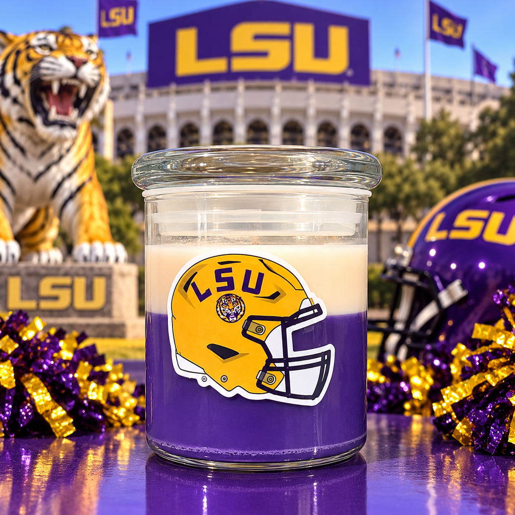 LSU Candle