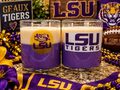 LSU Themed candle