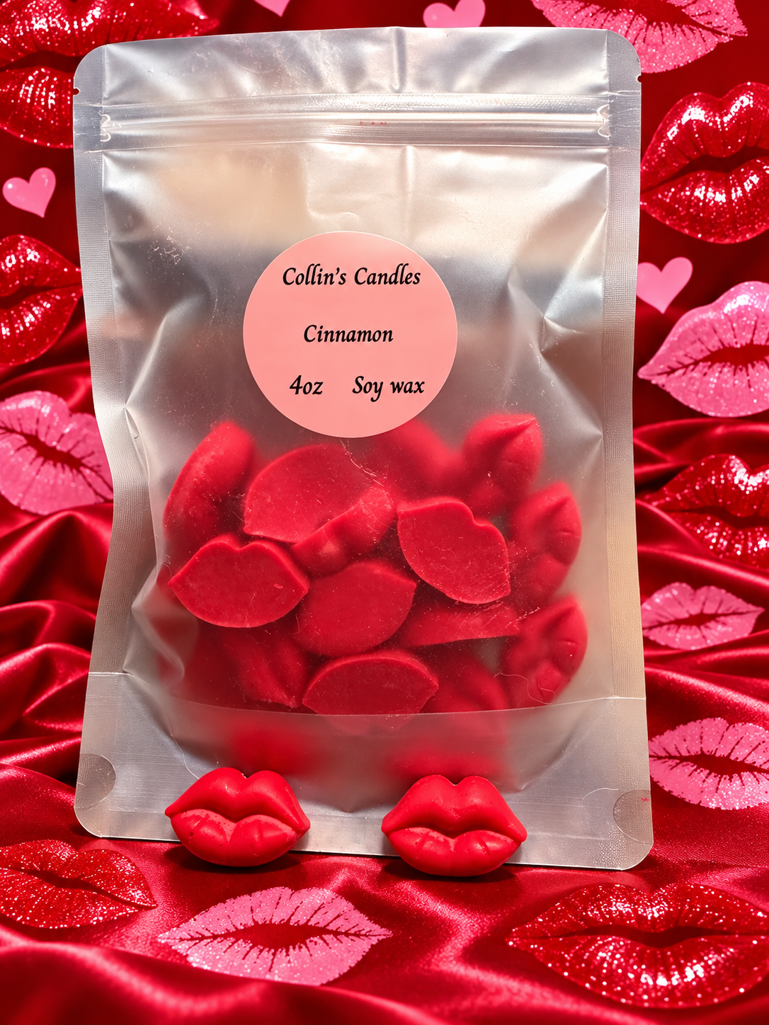 Red Lip Cinnamon Scent Wax Melts
